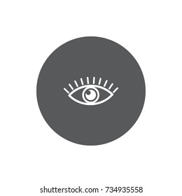 Eye icon on white background. Vector illustration.