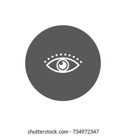 Eye icon on white background. Vector illustration.