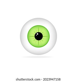 Eye icon on white background.vector