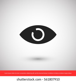 Eye icon. One of set web icons