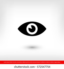 Eye icon. One of set web icons