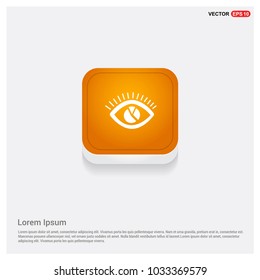eye icon Orange Abstract Web Button