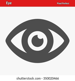 Eye Icon. Professional, pixel perfect icons optimized for both large and small resolutions. EPS 8 format.