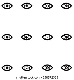 Eye icon set