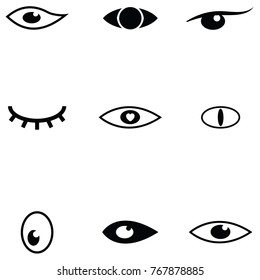 eye icon set
