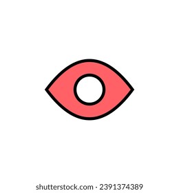 Eye icon set illustration. Eye sign and symbol. Look and Vision icon. 