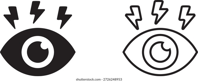 Conjunto de iconos de ojo. Iconos de ojo de exploración de retina. Símbolo de la vista. Sencilla colección de ojos. Configuraciones de privacidad, mostrar u ocultar símbolos. Iconos de visibilidad y ojo oculto para el diseño de la interfaz de usuario