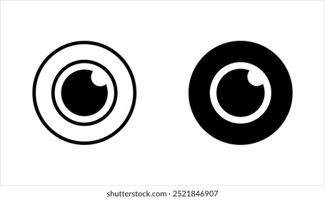Eye Icon set, Vector Design Template, vector illustration on white background