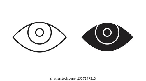 Eye Icon set. vector illustration set