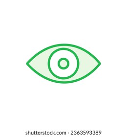 Eye icon set. Eye vector icon. Look and Vision icon. 
