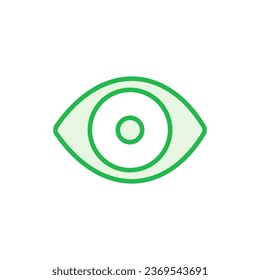 Eye icon set. Eye vector icon. Look and Vision icon. 