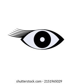 Eye Icon Sight Surveillance Symbol Vector Stock Vector (Royalty Free ...