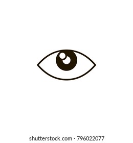 eye icon. sign design
