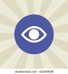 eye icon. sign design. background