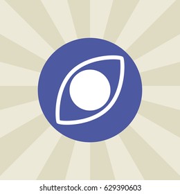eye icon. sign design. background