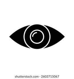 Eye icon. sign for mobile concept and web design. vector illustration