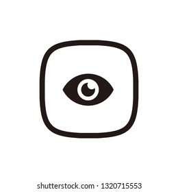 Eye icon sign symbol