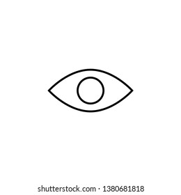 Eye icon sign. Vector