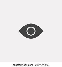 Eye icon sign vector,Symbol, logo illustration for web and mobile