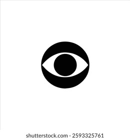 Eye icon. Eye silhouette - stock vector.