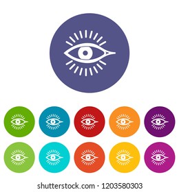 Eye icon. Simple illustration of eye vector icon for web