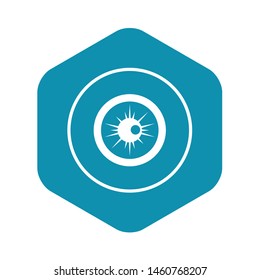 Eye icon. Simple illustration of eye vector icon for web
