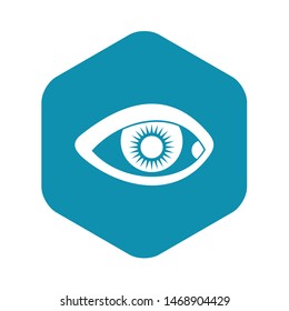 Eye icon. Simple illustration of eye vector icon for web