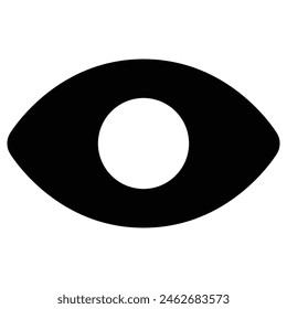 eye icon, simple vector design