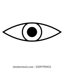 eye icon . Simple vector illustration