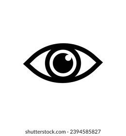 Eye icon. Simple vector sign