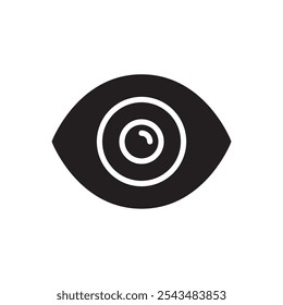 Eye icon. Simple vector sign.