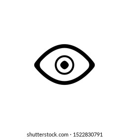 Eye icon. Social media button