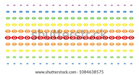 Similar – Colour cardboard strips with wobbly eyes