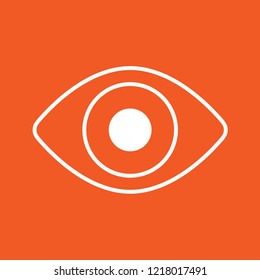 Eye icon, stock vector illustration, EPS10.