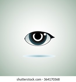 the eye, eye icon, surveillance, vector
