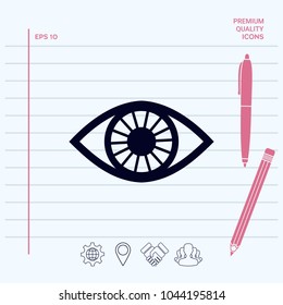 Eye icon symbol