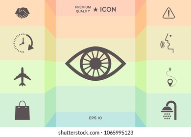 Eye icon symbol