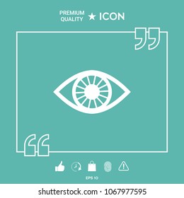 Eye icon symbol