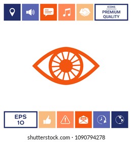 Eye icon symbol