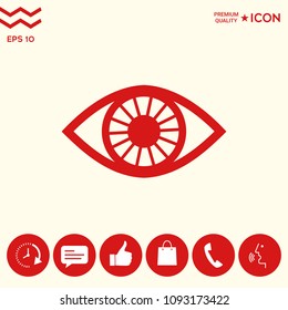 Eye icon symbol