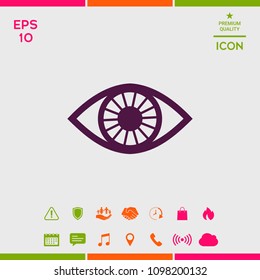 Eye icon symbol