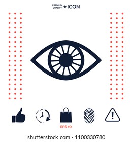 Eye icon symbol
