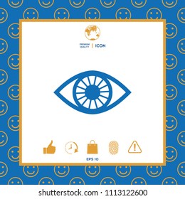 Eye icon symbol