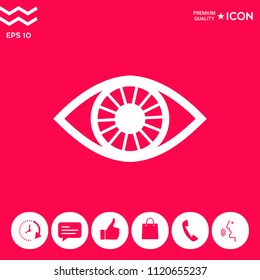 Eye icon symbol