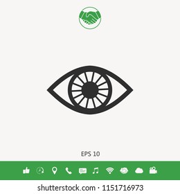 Eye icon symbol