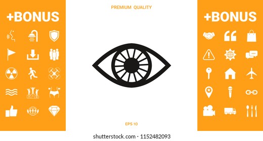 Eye icon symbol