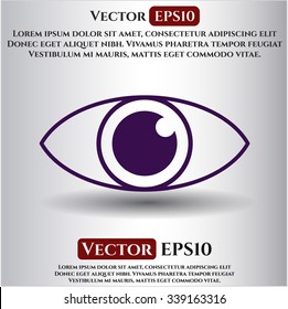 Icono ocular o símbolo