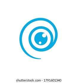 eye icon eye symbol eye logo flat colorful vector. Eye vision logo. Stock illustration.