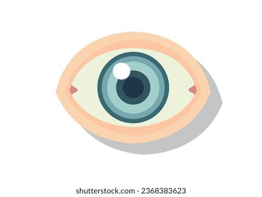 eye icon eye symbol eye logo flat vector 