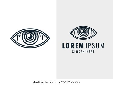 eye icon eye symbol eye logo flat vector